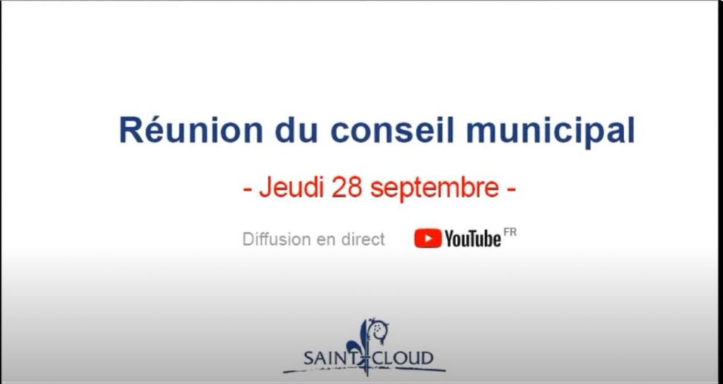 Conseil municipal Saint-Cloud 20/10/2023